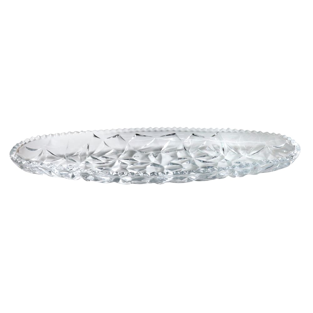 Travessa De Vidro Oval France 30,8Cm