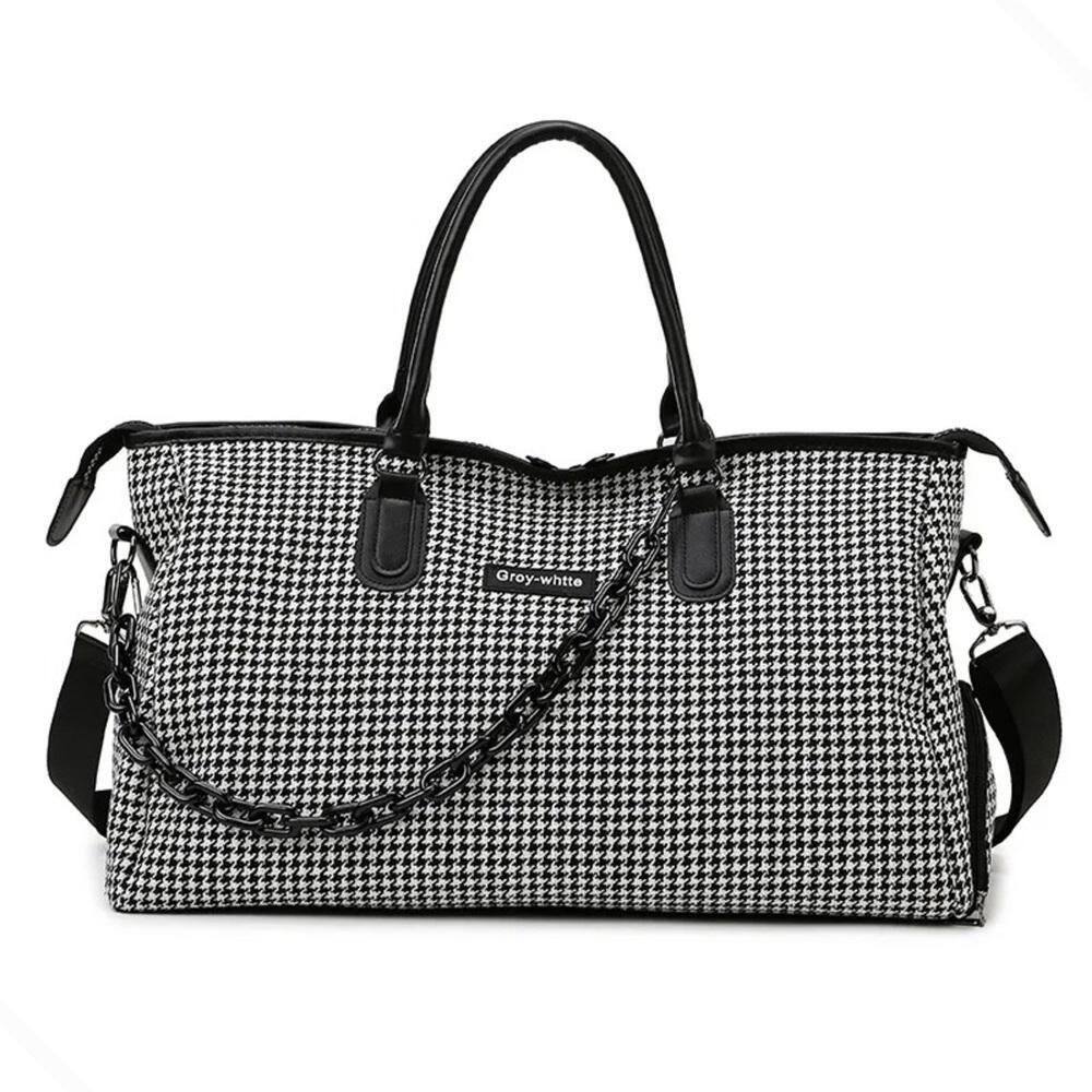 Bolsa Academia Xadrez Multifuncional Confortável Impermeável