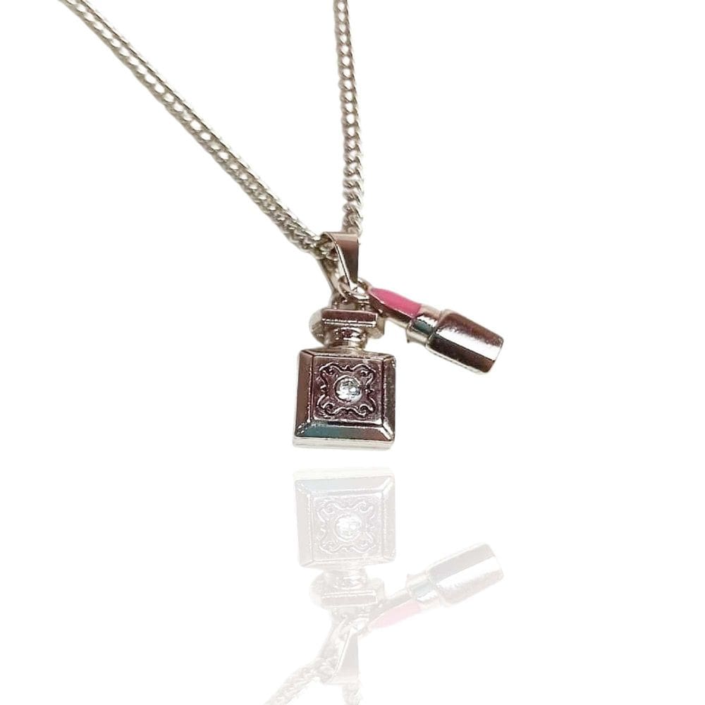 Colar Laroiê Cigana Prateado - Batom E Perfume