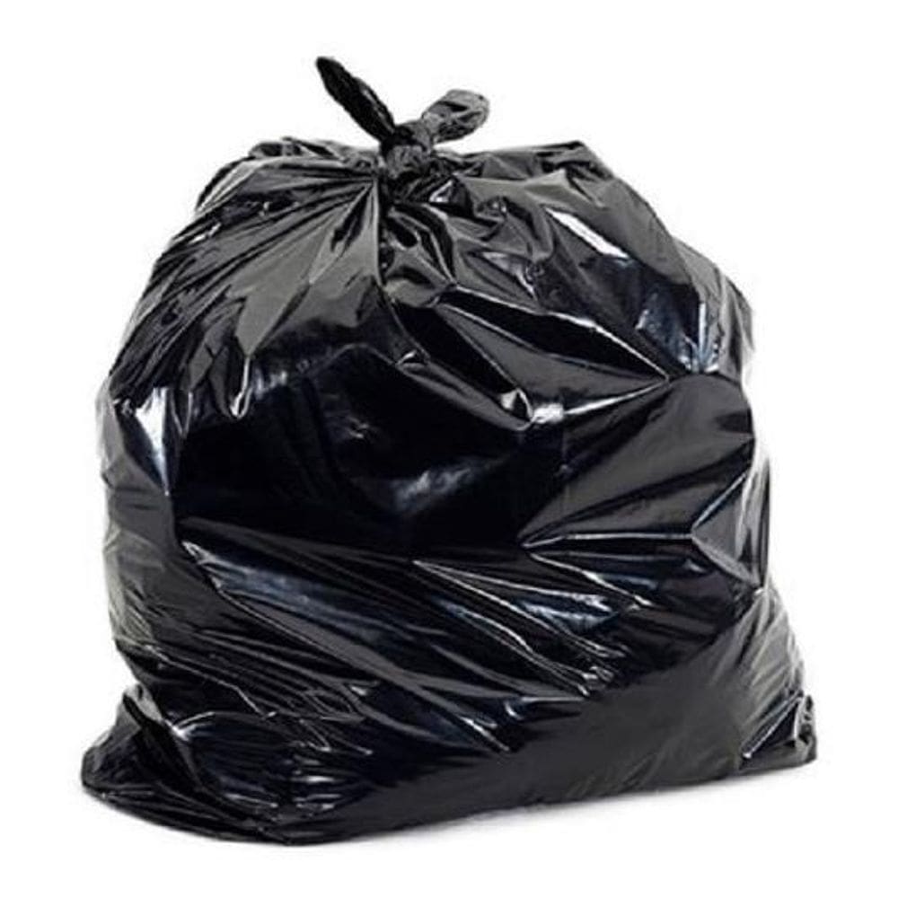 100 Sacos Para Lixo Entulho Preto 0,28X0,50X0,10