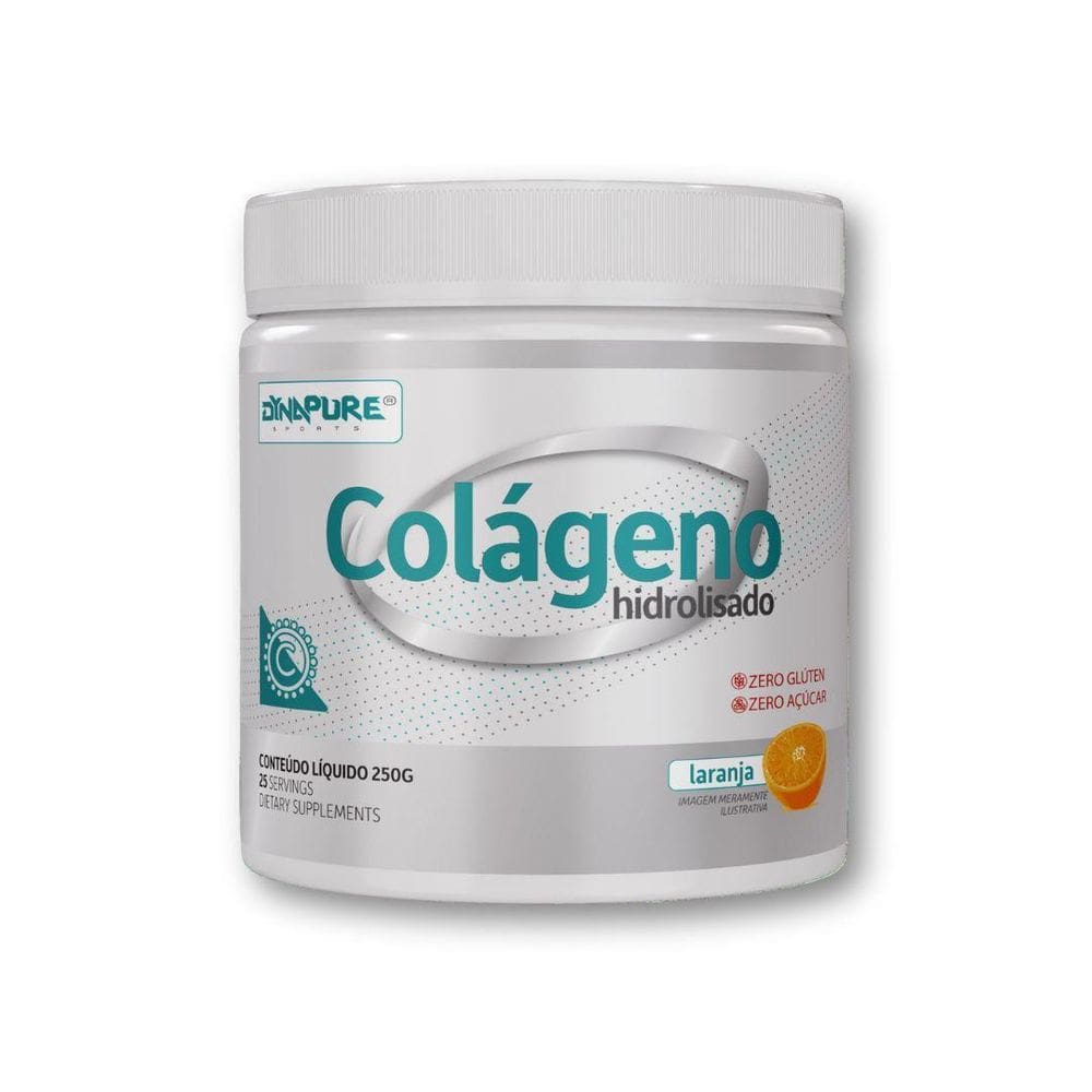 Colágeno Hidrolisado Em Pó 250G Dynamo Labz - Laranja