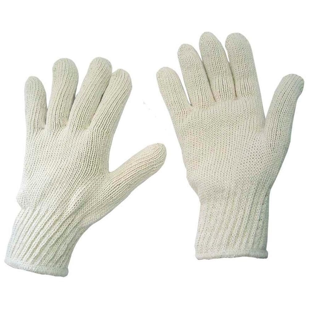Luva De Malha Fios De Algodão E Poliéster Carbografite