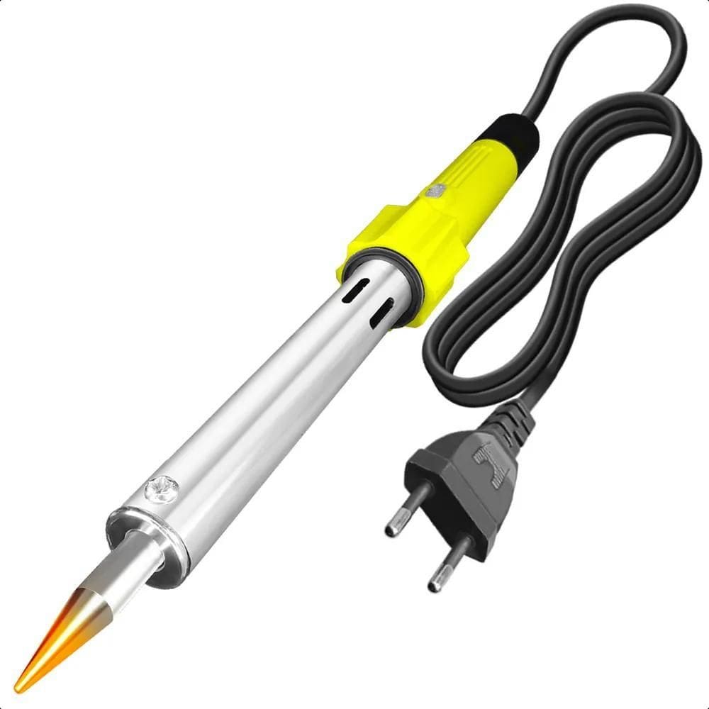 2X Ferro De Solda Ponta Fina Lápis 100W Com Sup