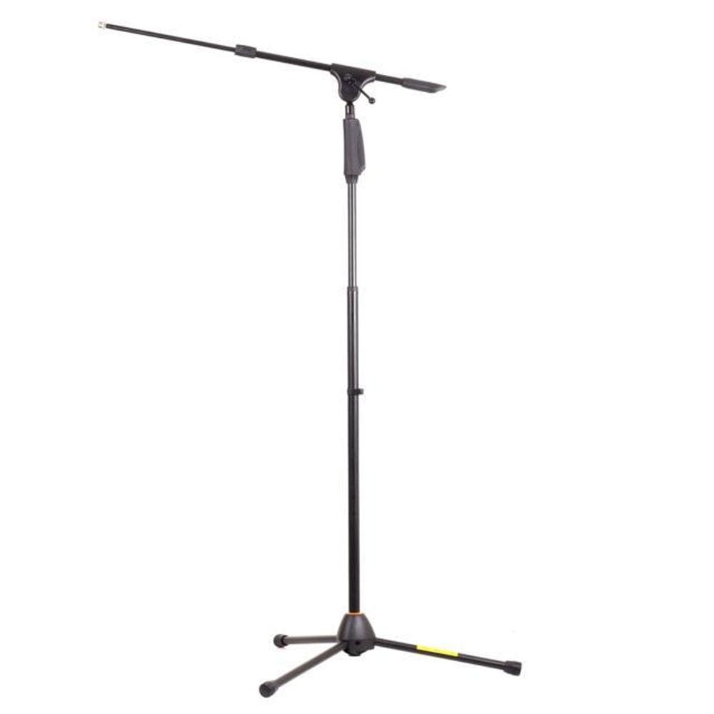 Tripé,Suporte P/Microfone C/Gatilho Reto/Girafa ,Aço,Preto