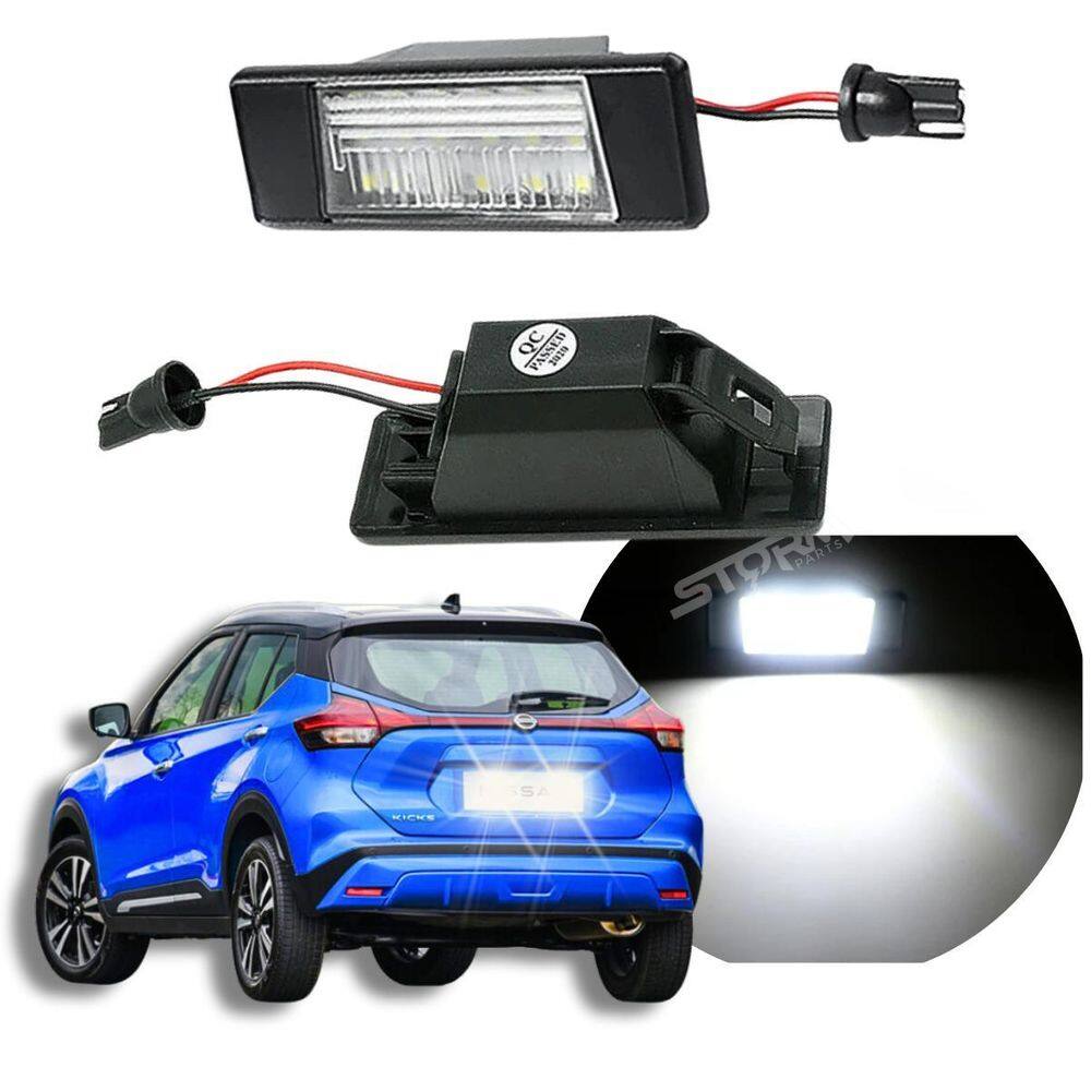 Luz de Placa Nissan Kicks Ano Lâmpada LED Branco