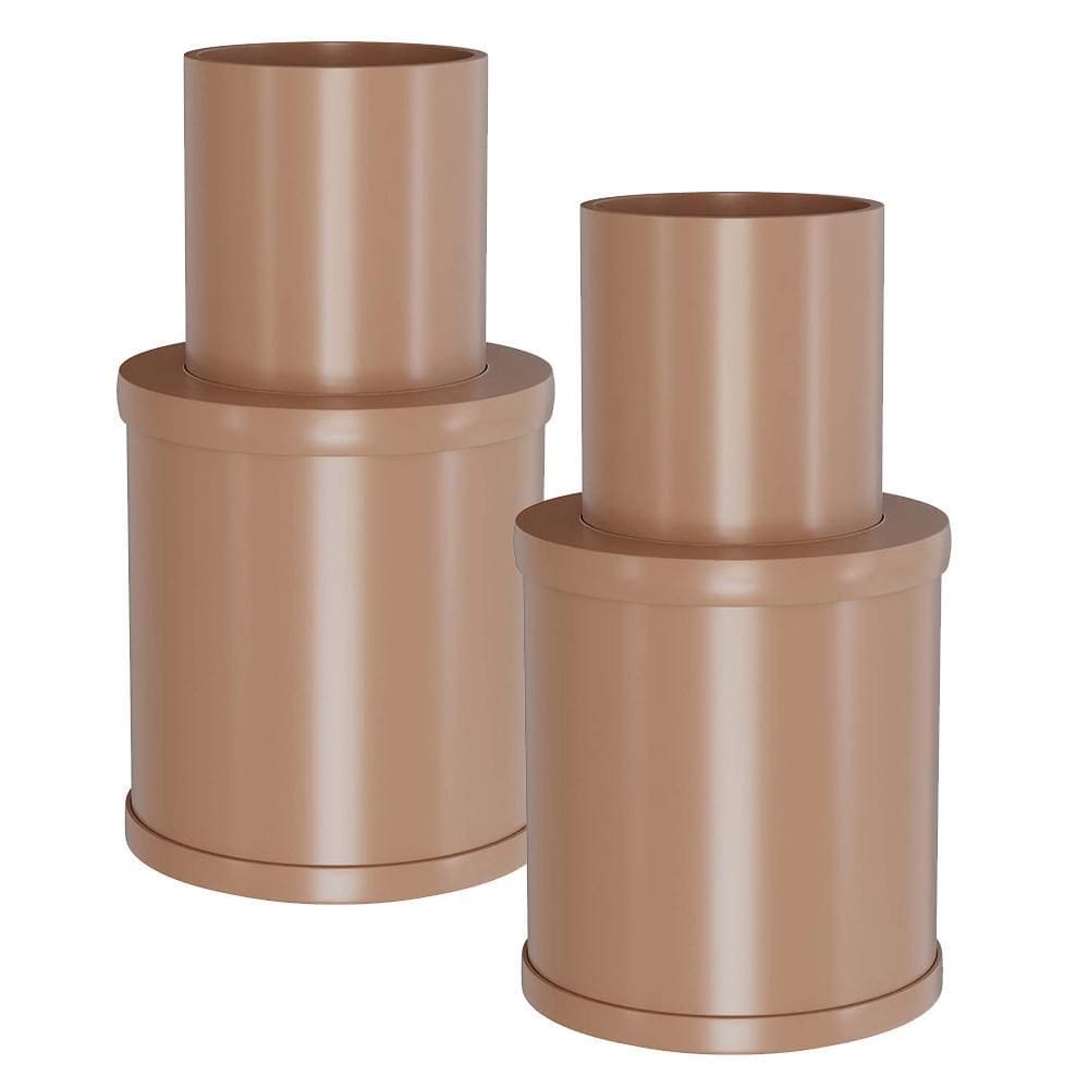 Kit 2 Luva De Expansão Soldável 25Mm 3/4 Marrom Estrela