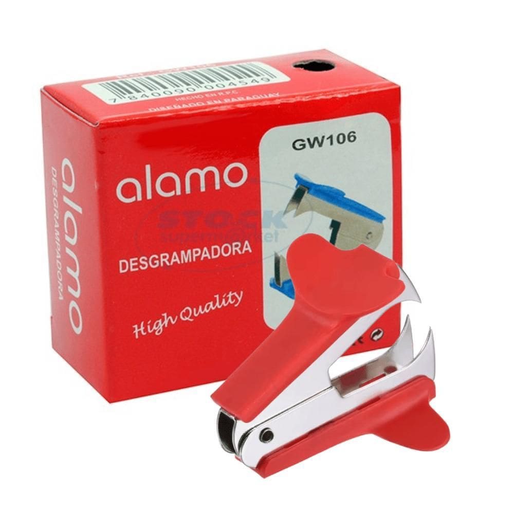 Desgrampadora Removedor De Grampos Gw106 Alamo Vermelho