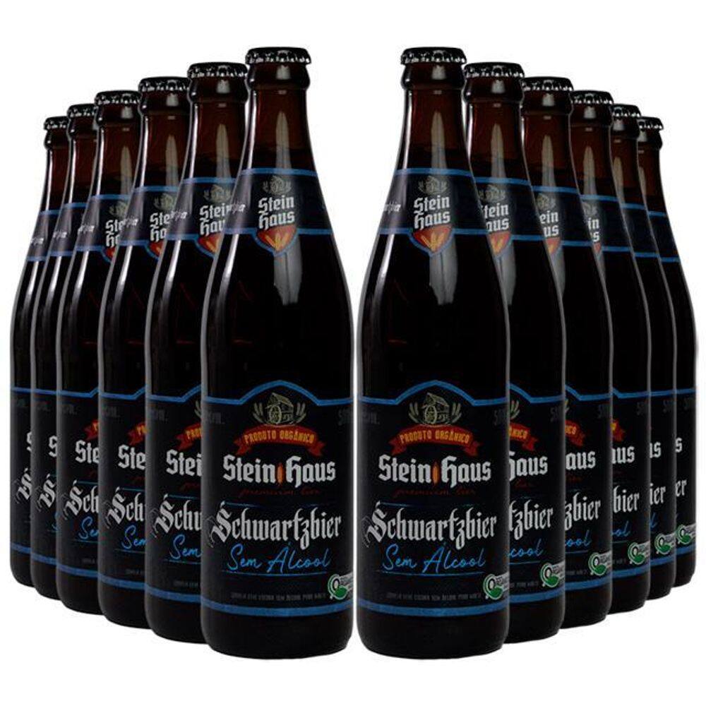 Cerveja Sem Álcool Orgânica Schwartzbier - 500Ml - 12 Un