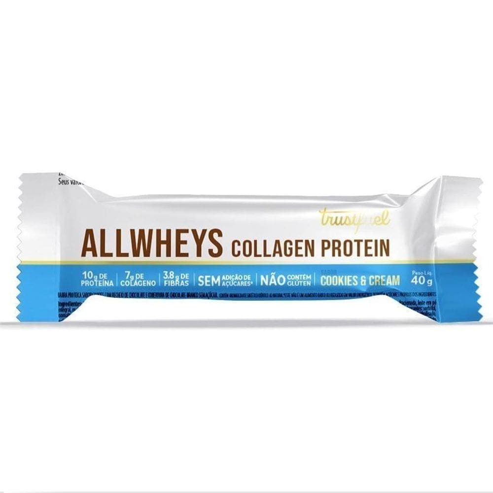 Allwheys Collagen Protein Cookies & Cream 40G Trustfuel