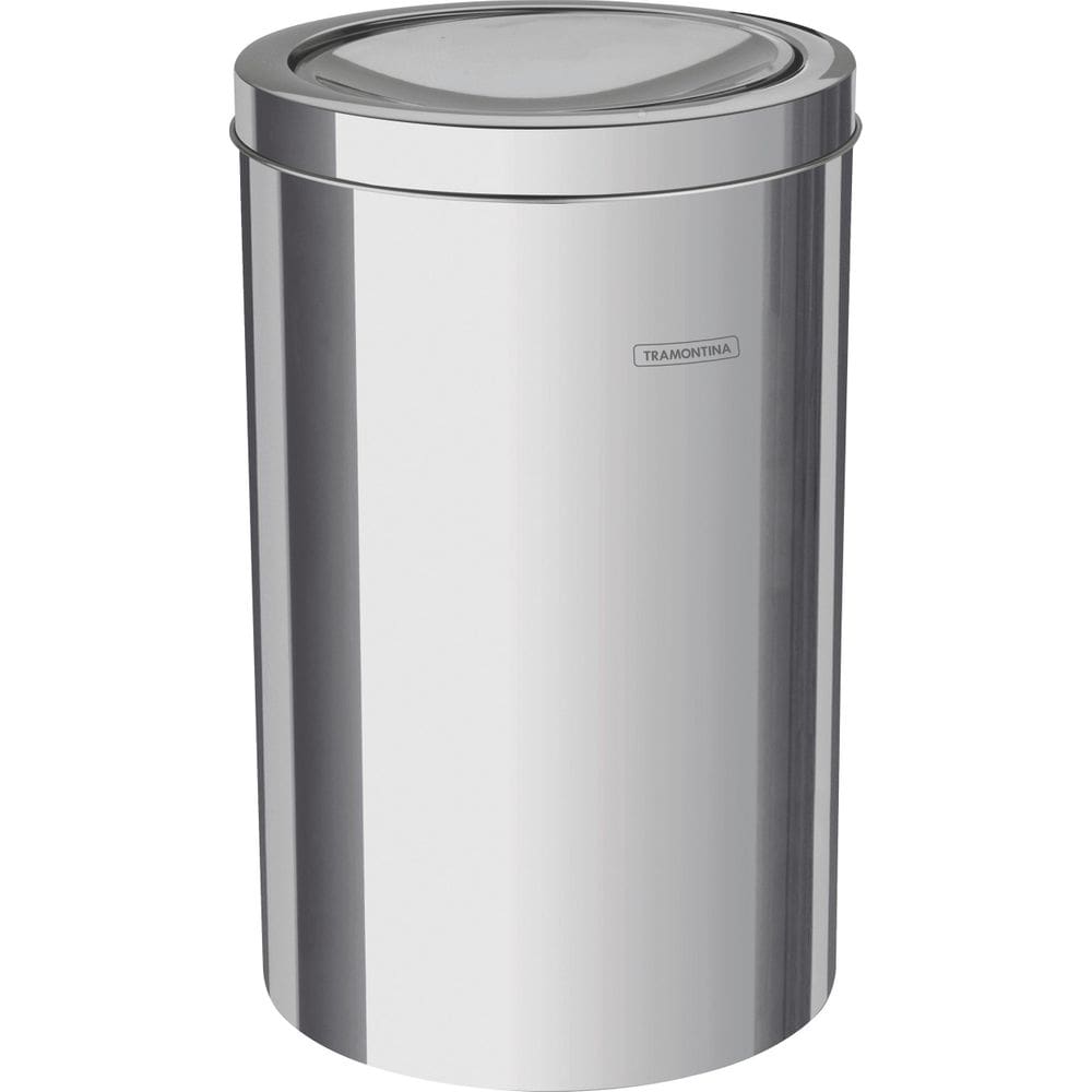 Lixeira Aço Inox 12L Tampa Basculante Tramontina 94542112