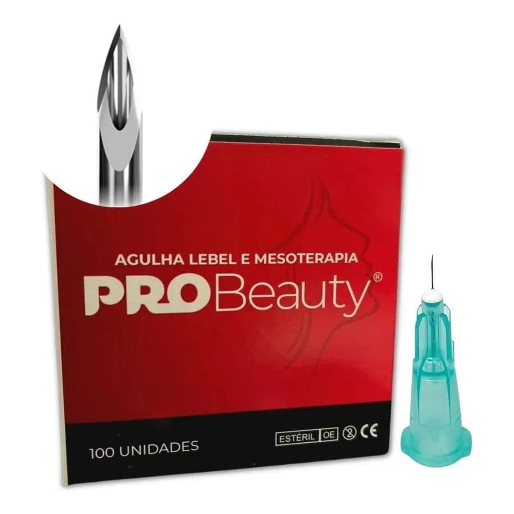 2X Agulha Lebel 32G 4Mm - Caixa Com 100 Unidades