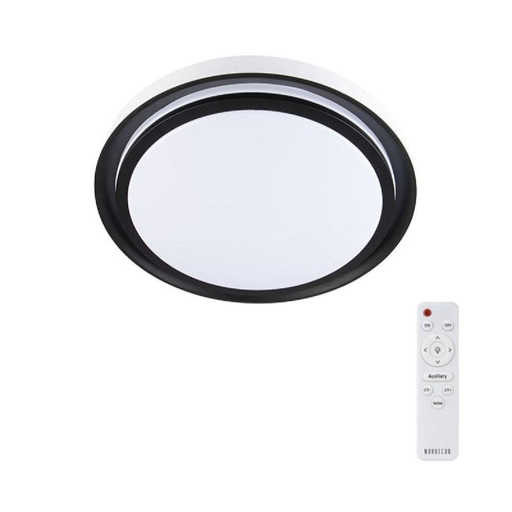 Plafon Moderno Led Zony 50Cm 36W Controle Remoto Nordecor
