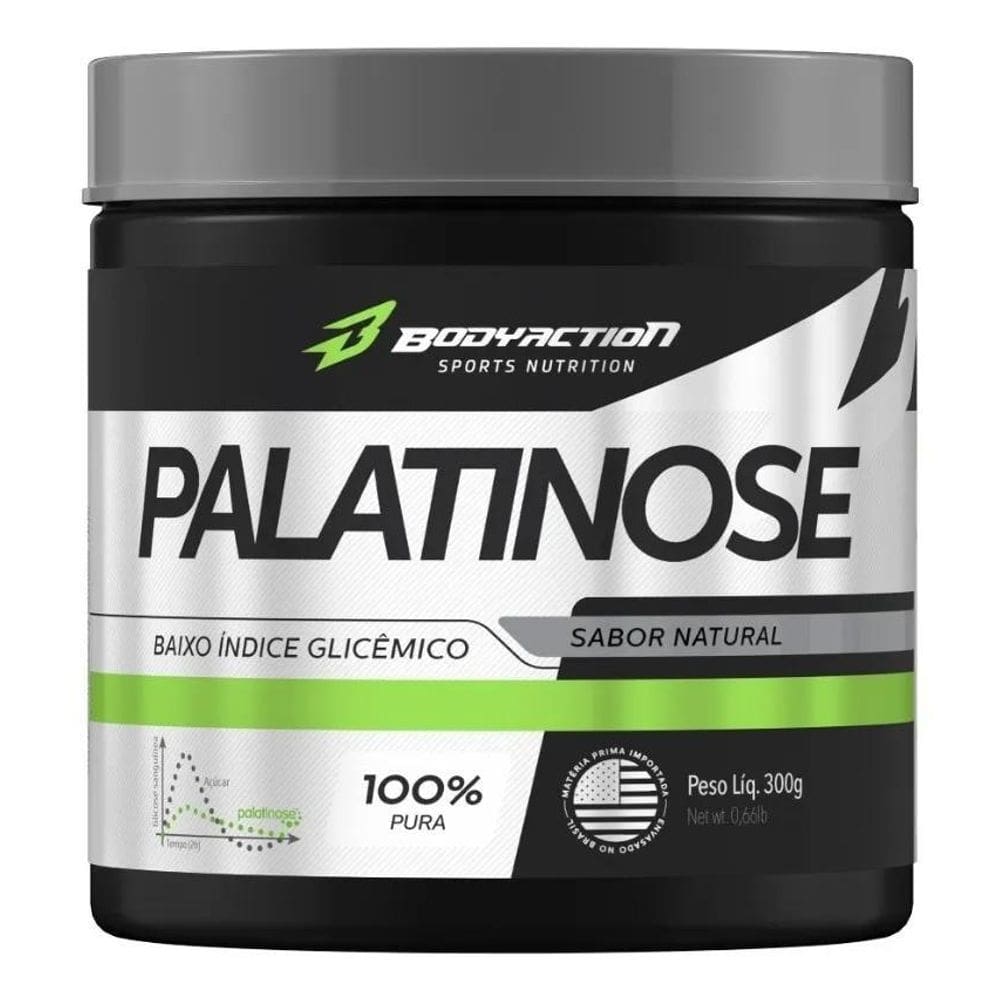 2X Palatinose 300G Pura - Baixo Índice Glicêmico - Bodyactio