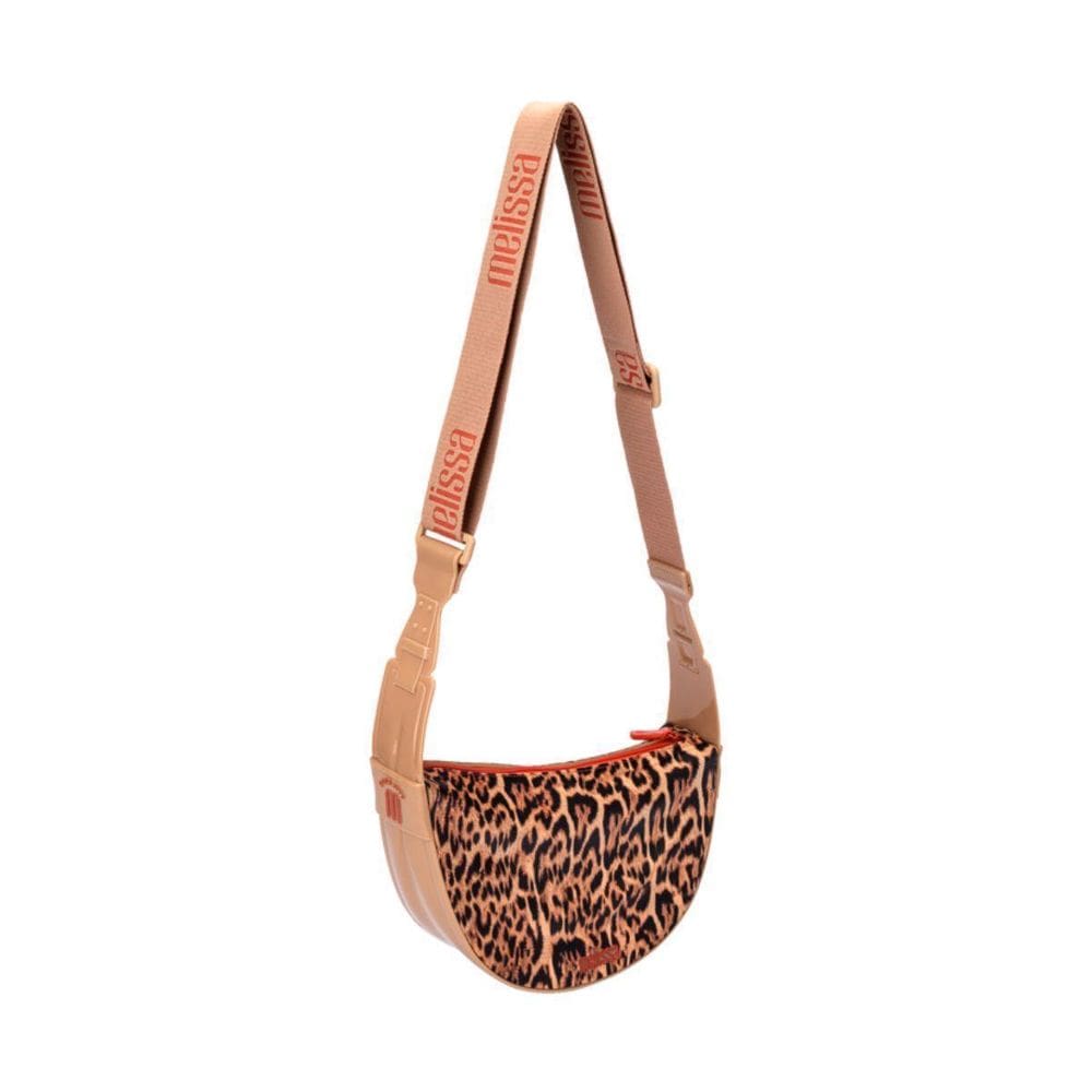 Bolsa Melissa Vibe Bag Print Bege Vermelha