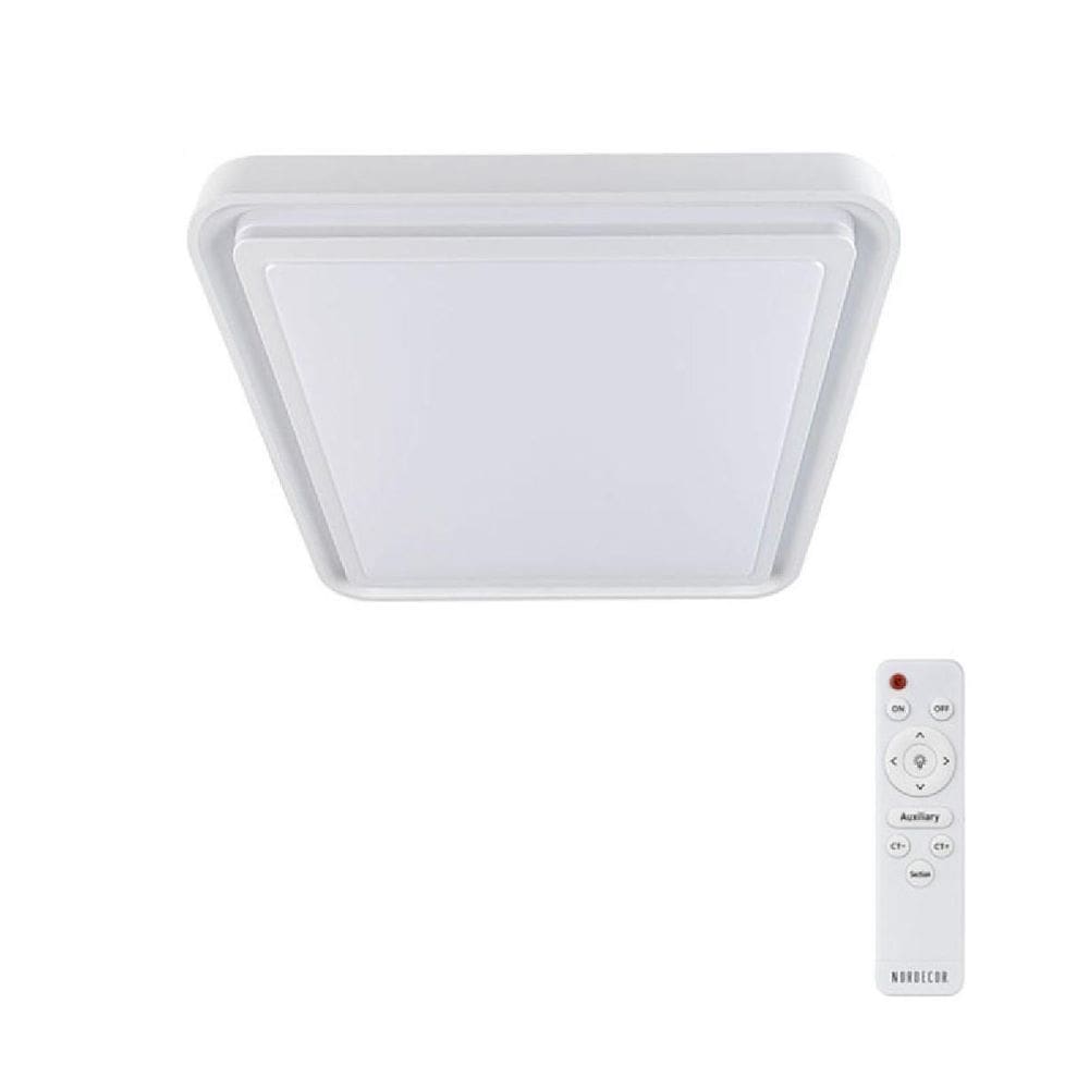 Plafon Moderno Led Zony 50Cm 36W Controle Remoto Nordecor