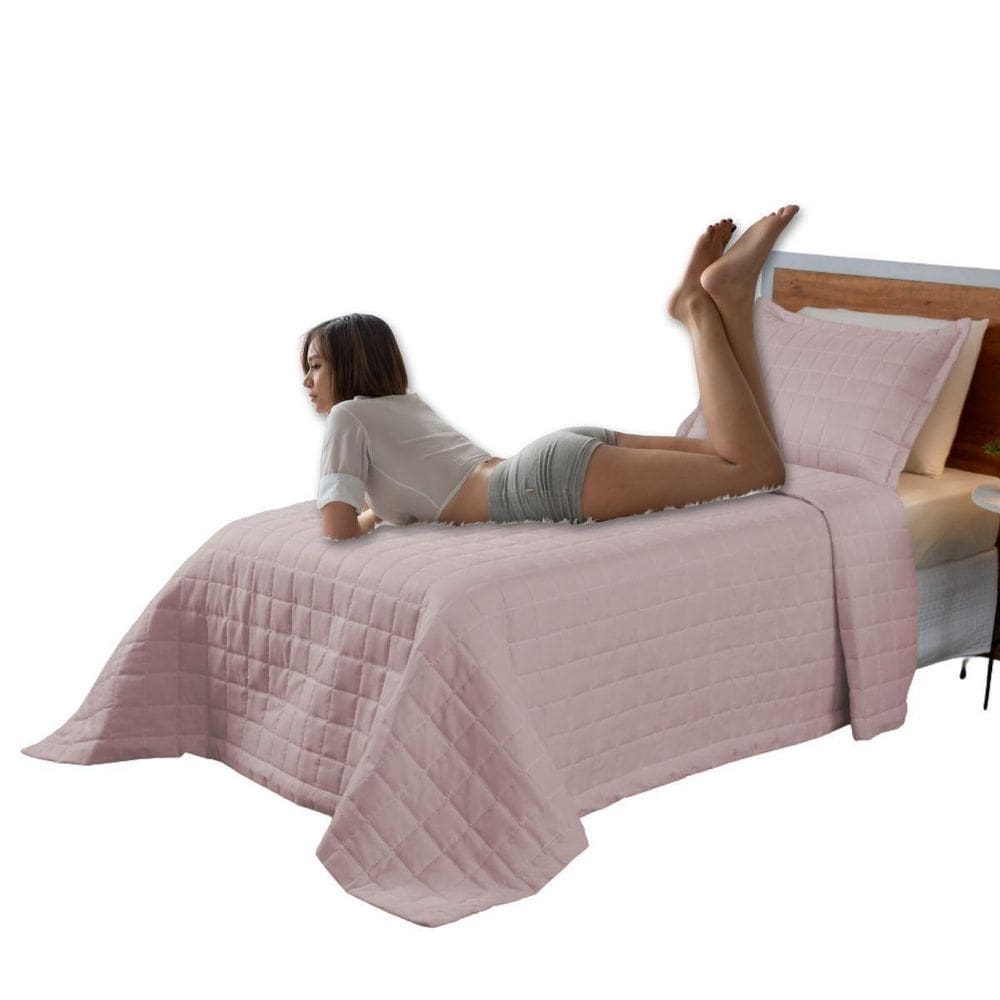 Cobre Leito Solteiro Matelado Soft Dupla Face