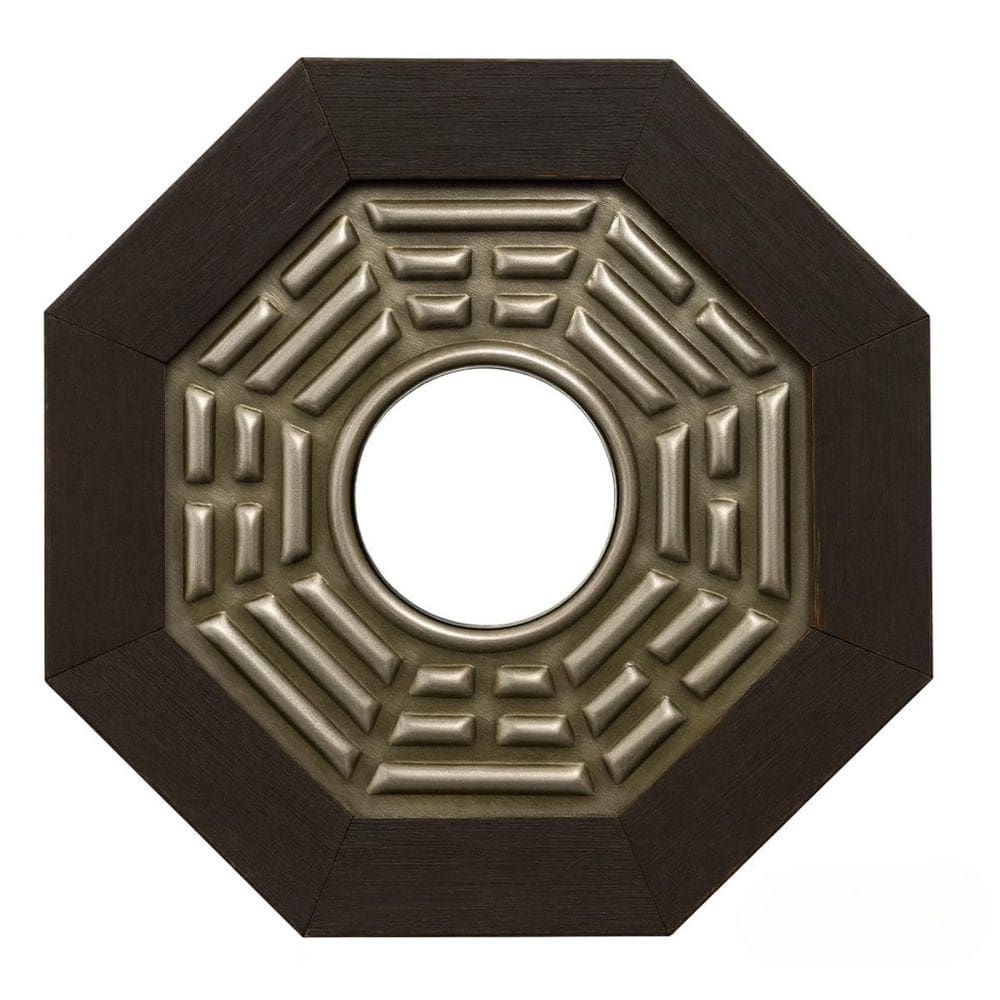 Baguá Céu Anterior Reto Madeira Imbuia Oitavado 12,5 Cm