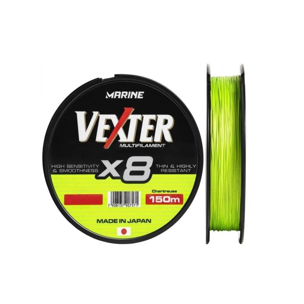 Linha Multifilamento Marine Vexter X8 0,25Mm 30Lb 150M Limão