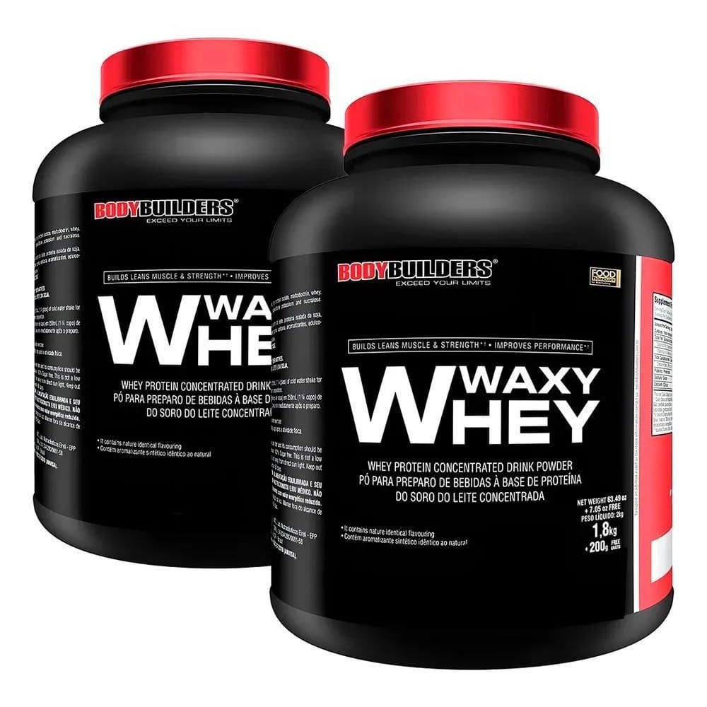 2X Combo 2X Whey Protein Waxy Whey 2Kg - Bodybuilders Sabor
