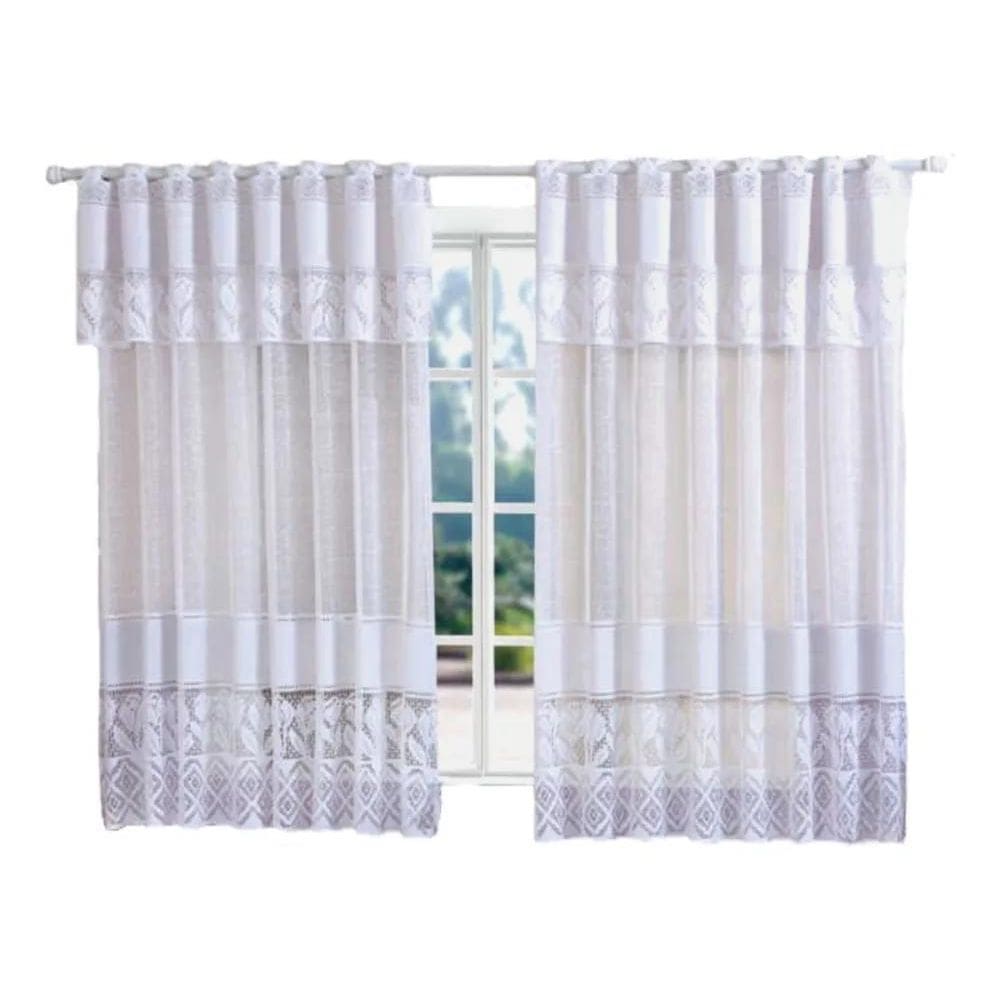 Cortina De Renda Para Cozinha 2,20M X 1,30M