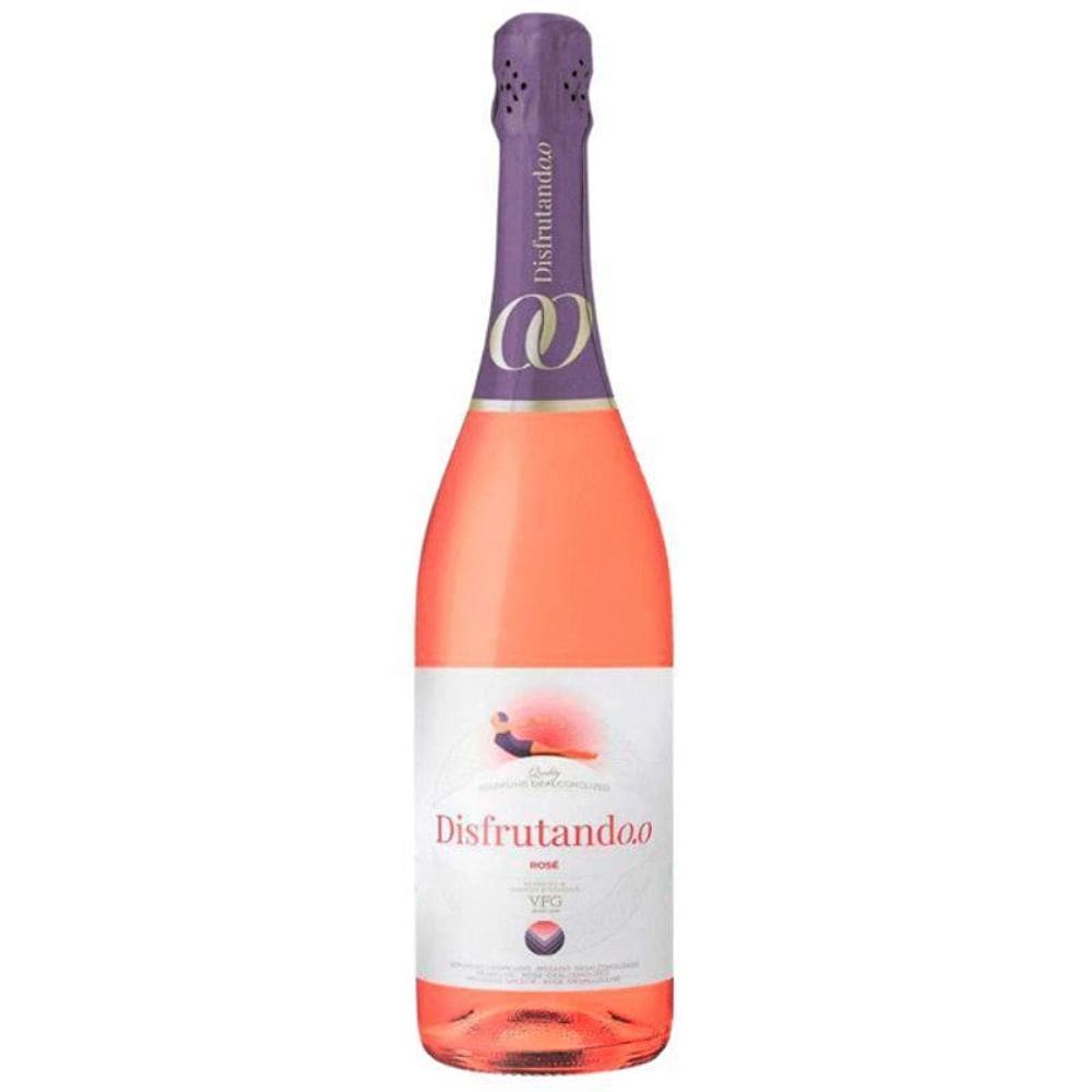 Espumante Sem Álcool Rosé Seco Tempranillo Disfrutando 750Ml