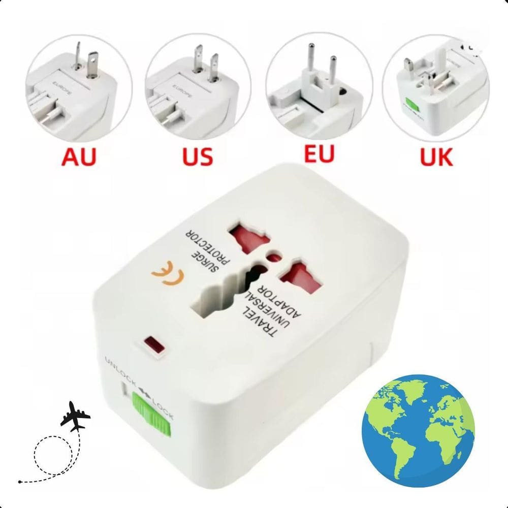 Adaptador Compacto De Tomada Para Viagem Global