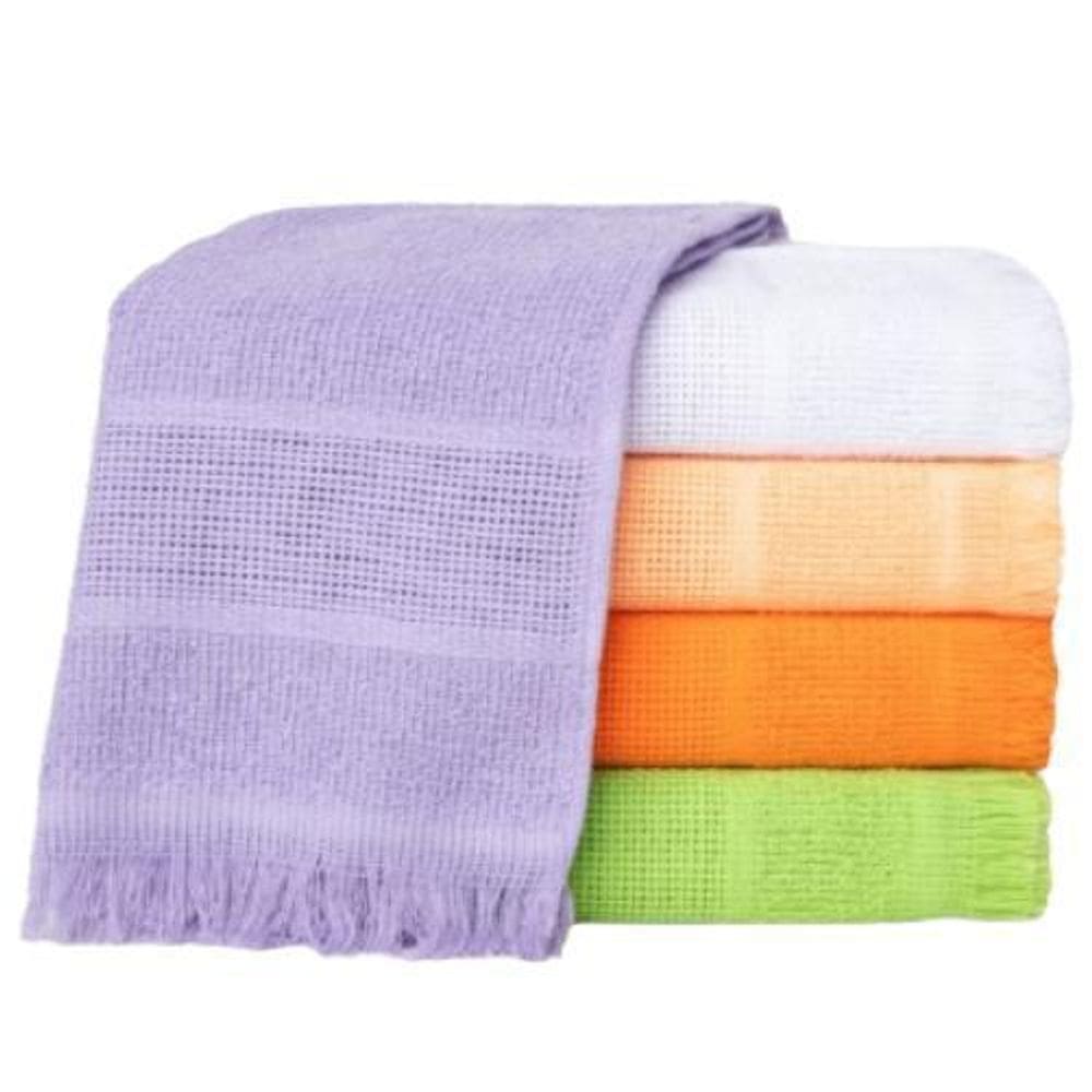 Kit 10 Toalha De Mão Social Artesanato Ponto Cruz