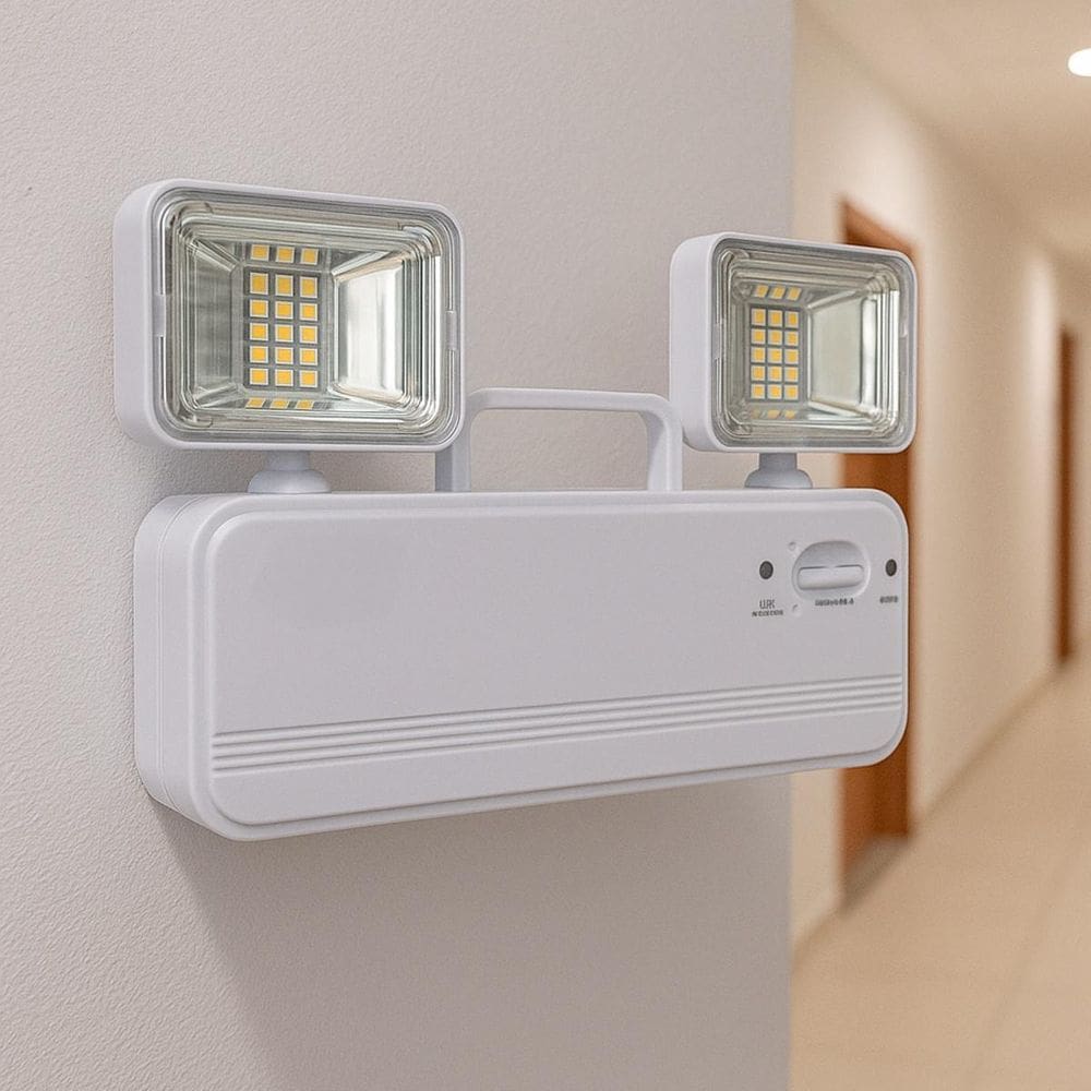 Luminária De Emergência Luz Ajustável Para Saídas 360