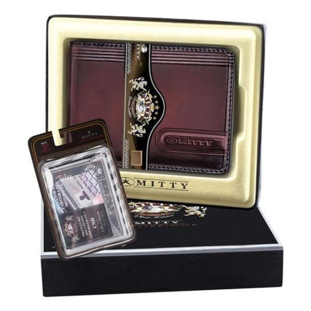 Carteira Mitty Em Couro - M0R + Refil Plastico Plm0