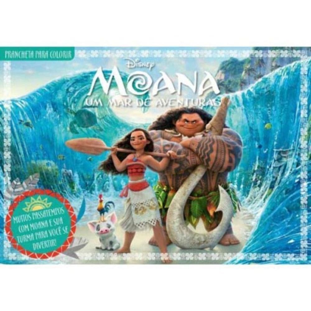 Moana - Prancheta Para Colorir