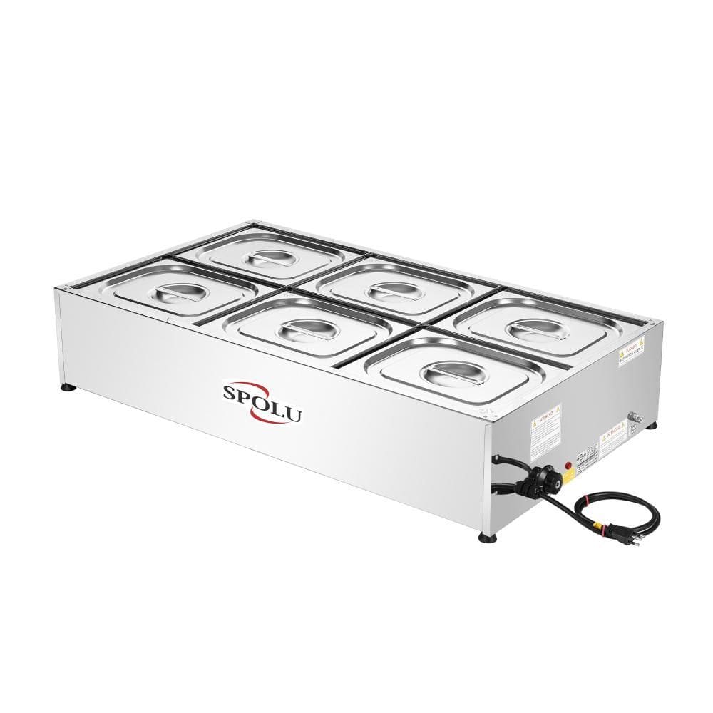 Buffet Térmico de Bancada Spolu 6 Cubas 220V SPL-506BC
