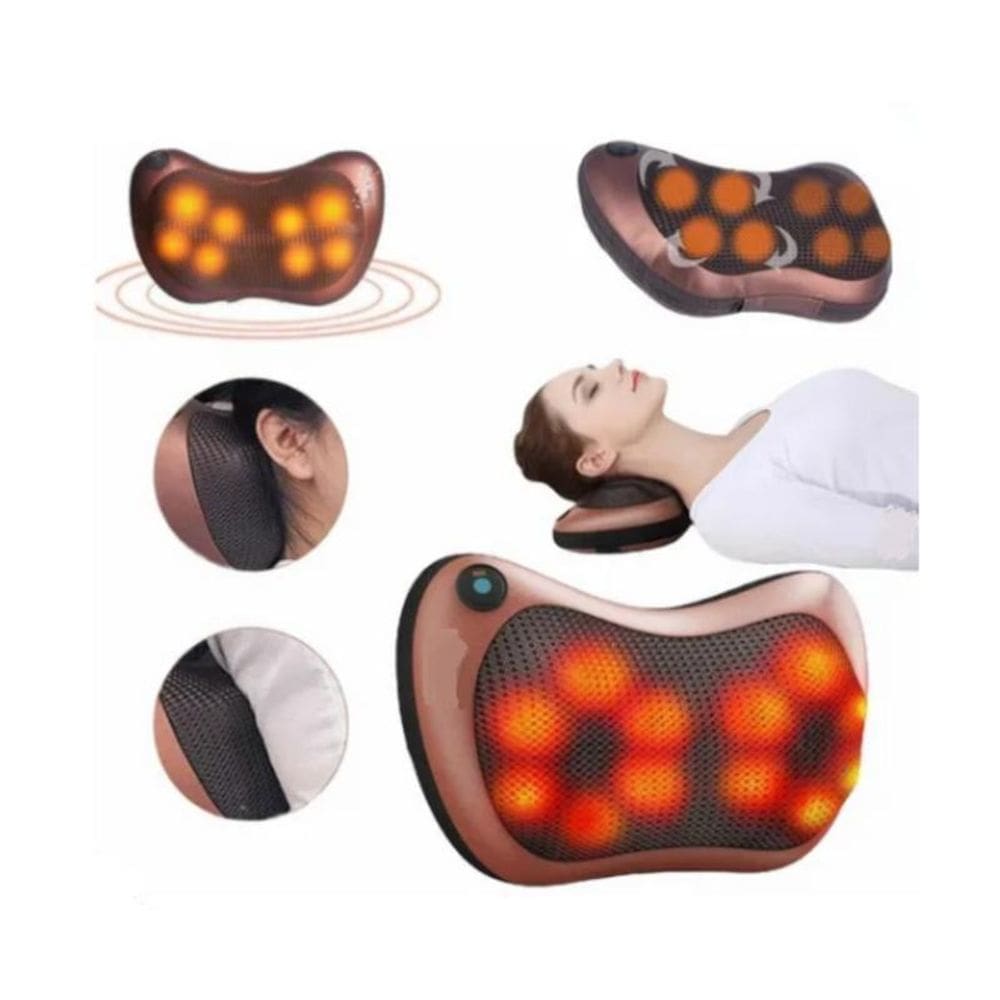 Almofada De Massagem Shiatsu Encosto Lombar Pescoço Premium
