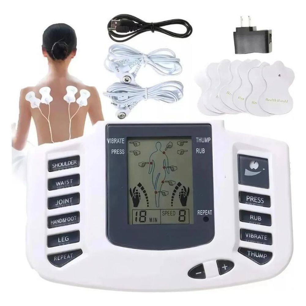 Aparelho Massageador Acumpuntura Tens Choque Alivio Da Dor