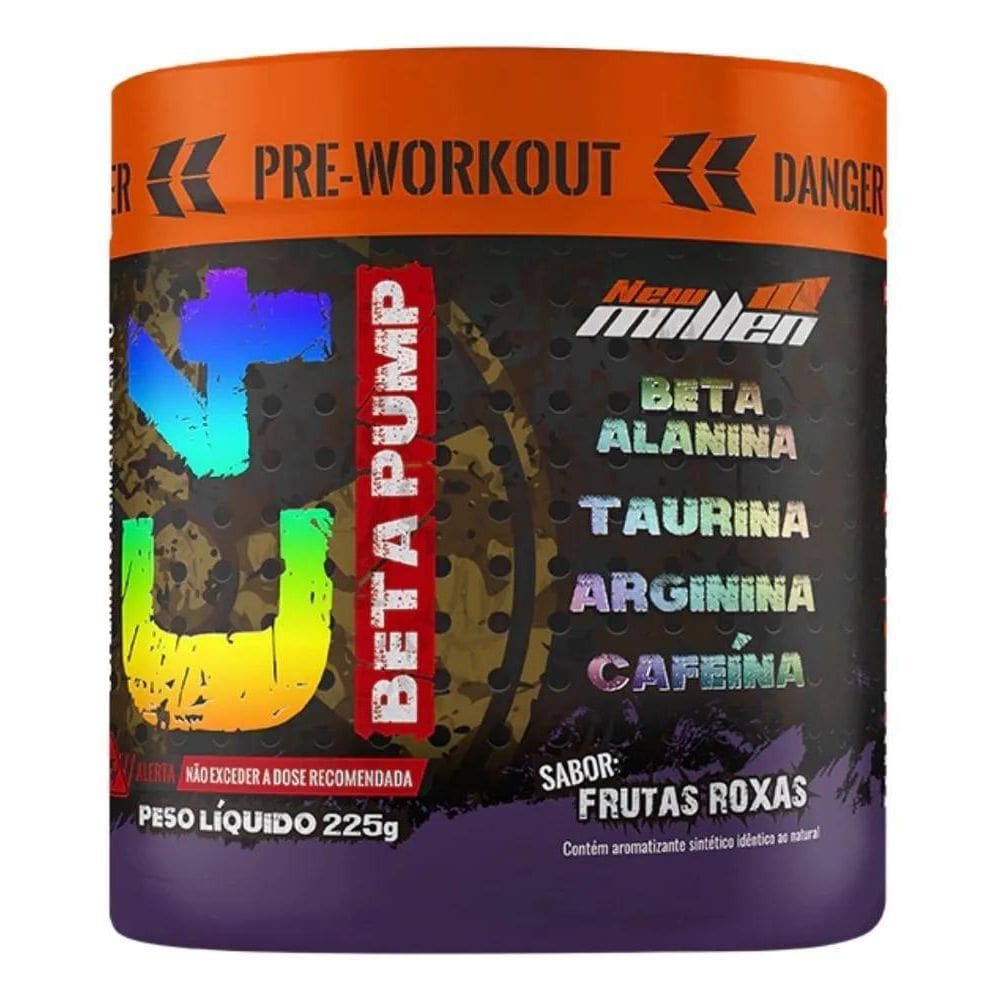 2X C4 Beta Pump Pré-Treino Pote 225G Frutas Roxas New Millen