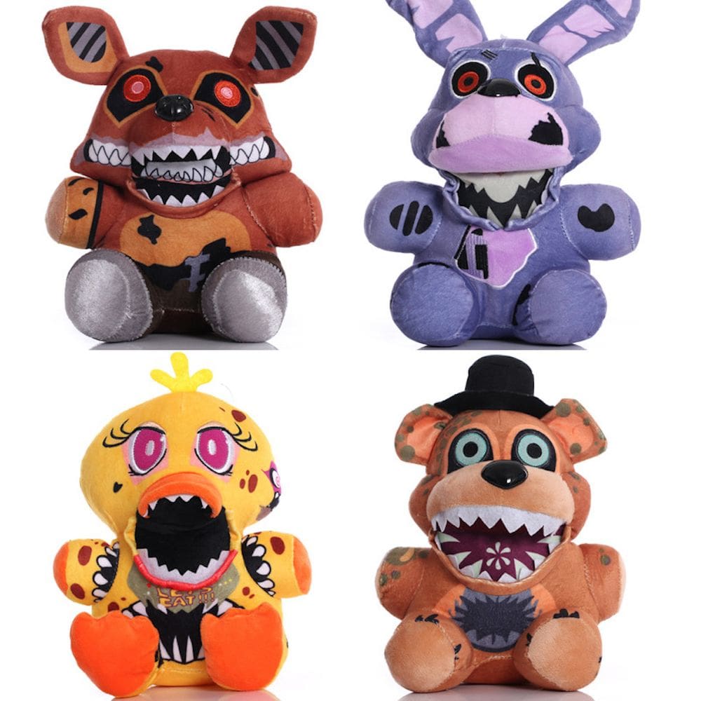 Boneca de pelúcia Five Nights at Freddy`s Cartoon Girl 4 unidades