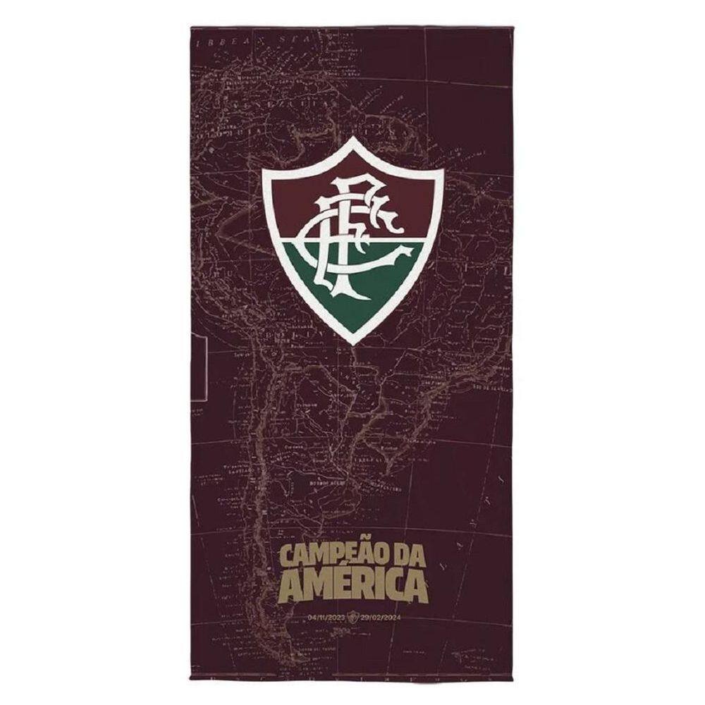 Toalha De Banho Aveludada Fluminense Lepper