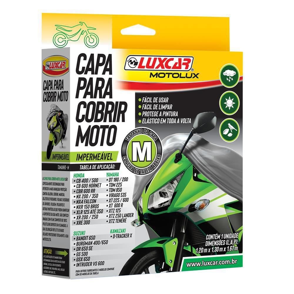 Capa Para Cobrir Motocicleta - M - Motolux Luxcar
