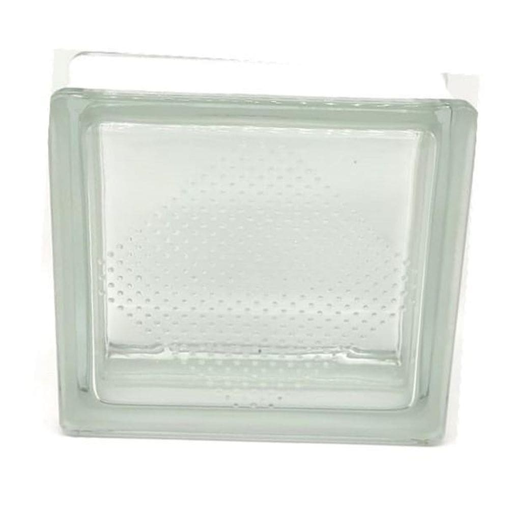 Bloco De Vidro Piso 19X19X8Cm  Dots  - Construmarcas
