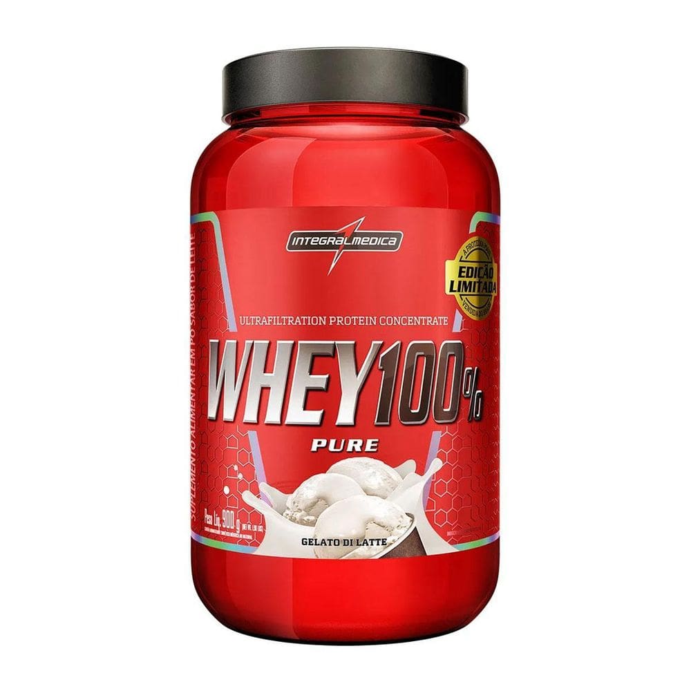 Whey Protein 100% Puro Sabor Gelato Di Latte 900G