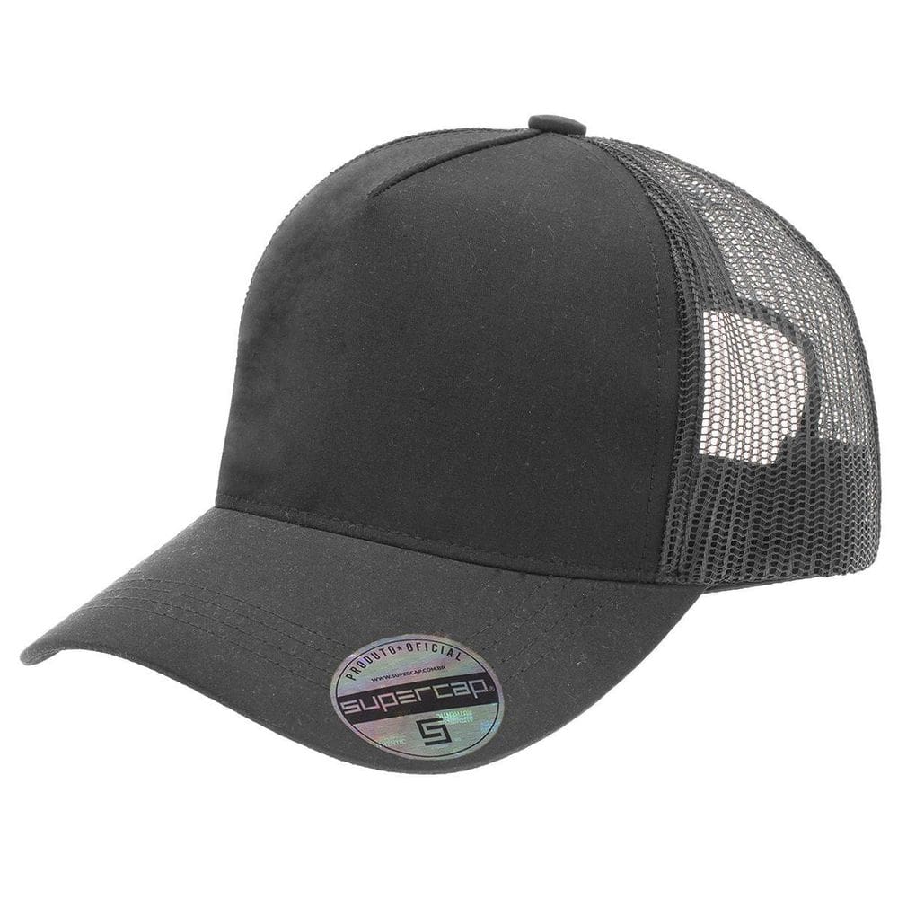 Boné Aba Curva Trucker Frente Americana Liso Supercap 26427