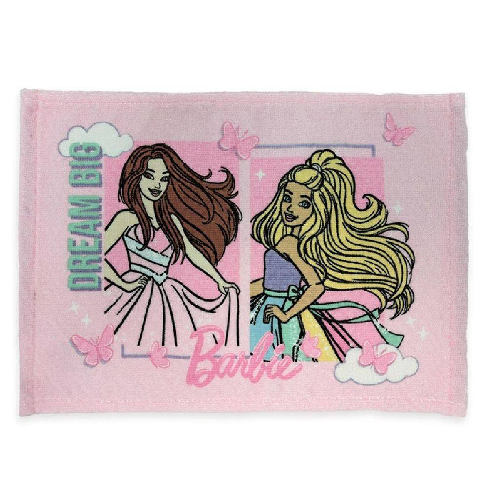 Toalha De Lancheira Aveludada 28X40Cm Barbie Lepper