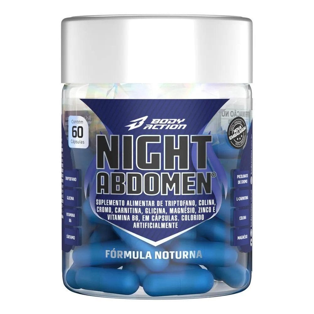 2X Night Abdomen - Bodyaction Sports Nutrition, 60 Capsulas