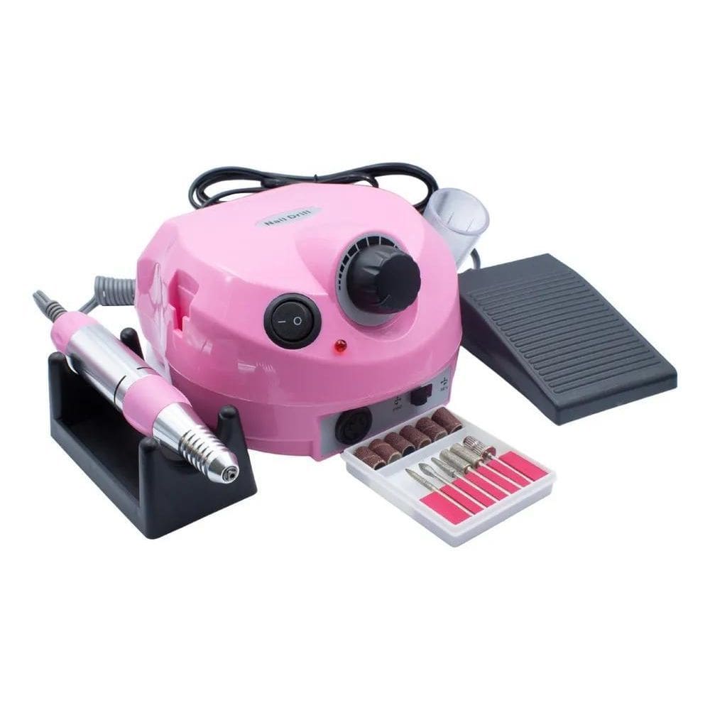 Lixadeira Motor Elétrica Unha Pedal Nail Drill