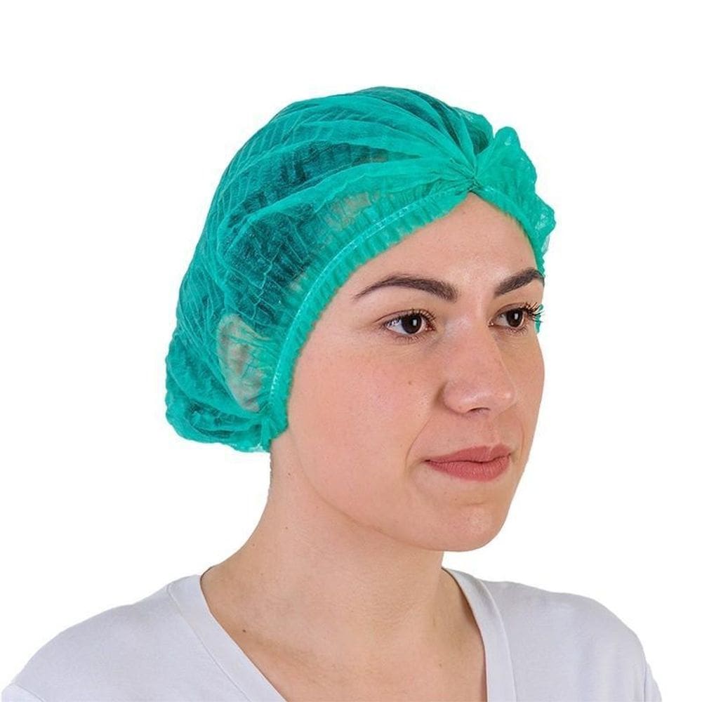 Touca Descartável Tnt C/100Un - Verde