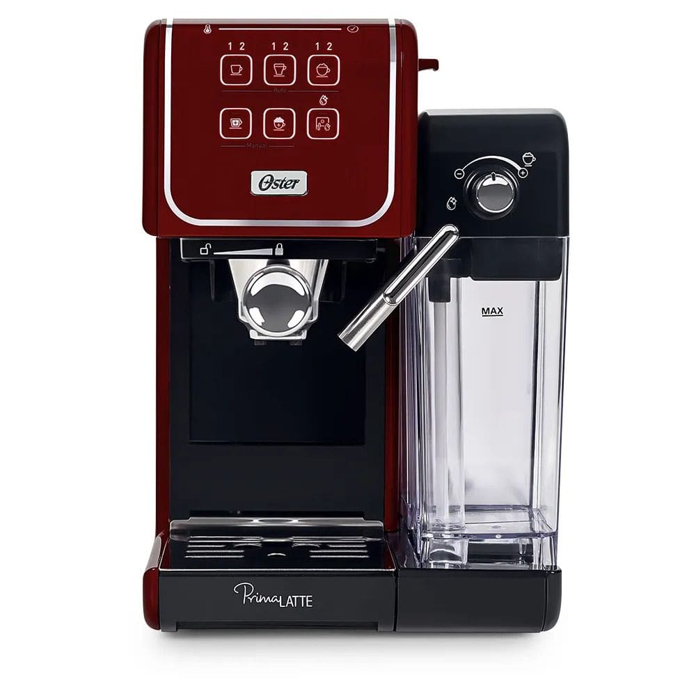 Cafeteira Espresso Oster PrimaLatte Touch Red - BVSTEM6801R