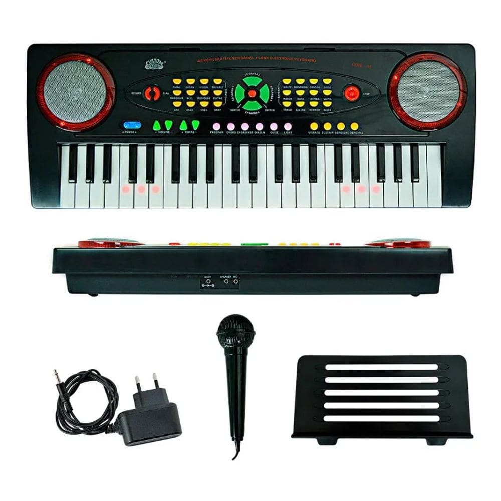 Teclado Infantil Custom Kids Com Microfone 44 Teclas