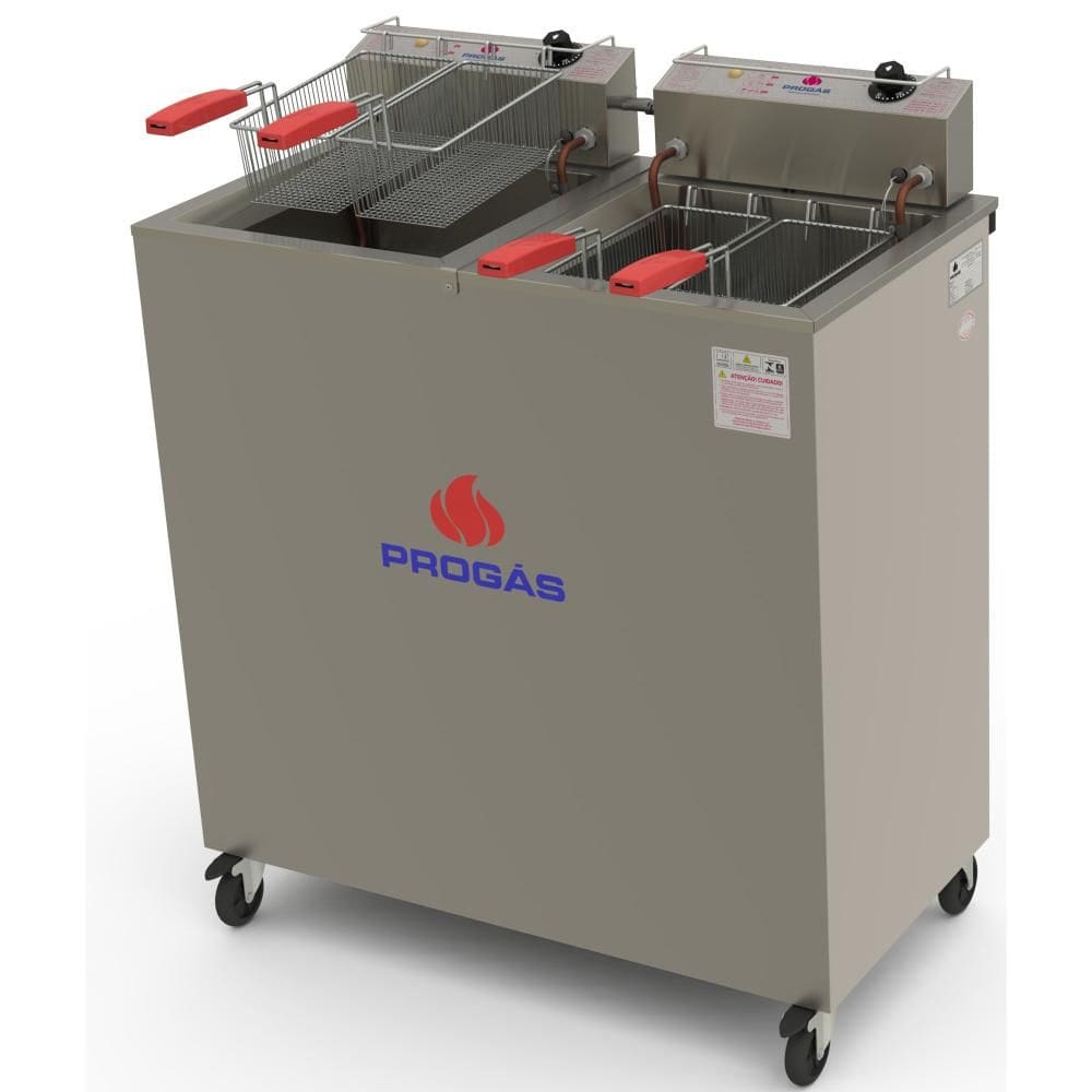 Fritadeira Elétrica Água e Óleo Progás 36 Litros Fry Fritter 220V PR-200E ST