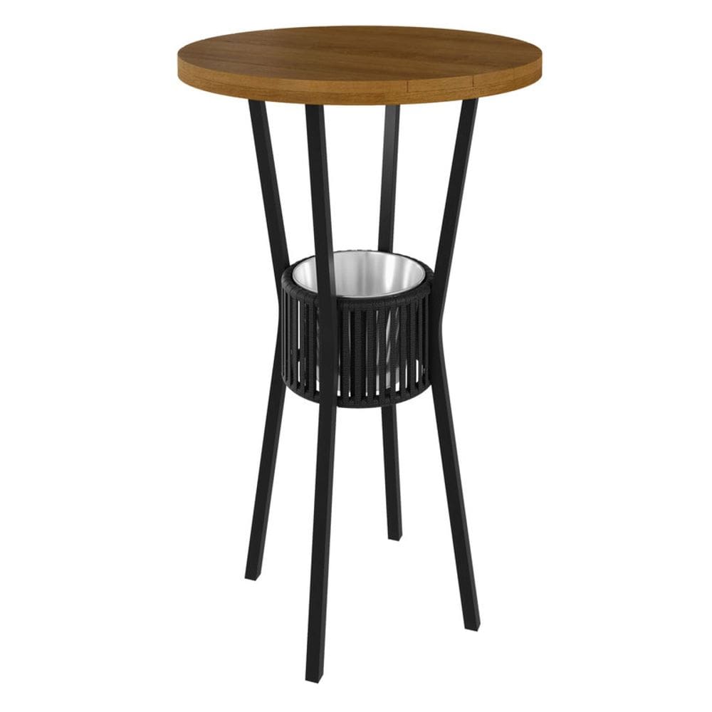 Mesa Bistrô Área Gourmet Cooler 0,70m Bar Paonanda