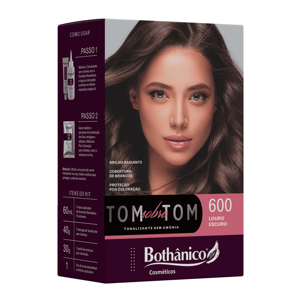 Tonalizante Sem Amonia 600 Louro Escuro