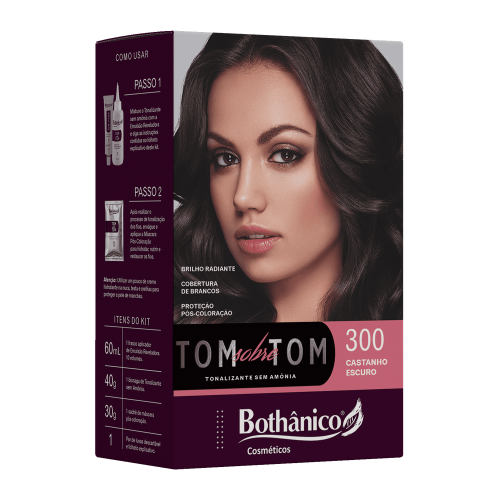 Tonalizante Sem Amonia 300 Castanho Escuro